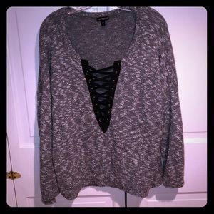 Grey and Black Sweater